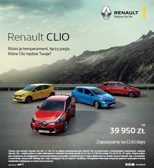 CLIO DAYS W SALONACH RENAULT EnaprawAuto.pl